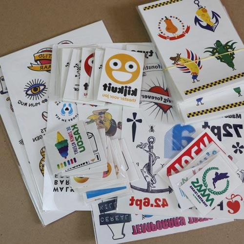 Temporary tattoos Temporary tattoos
