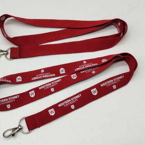 Einfaches, mit Siebdruck bedrucktes Schlüsselband, 2 cm breit, Bild