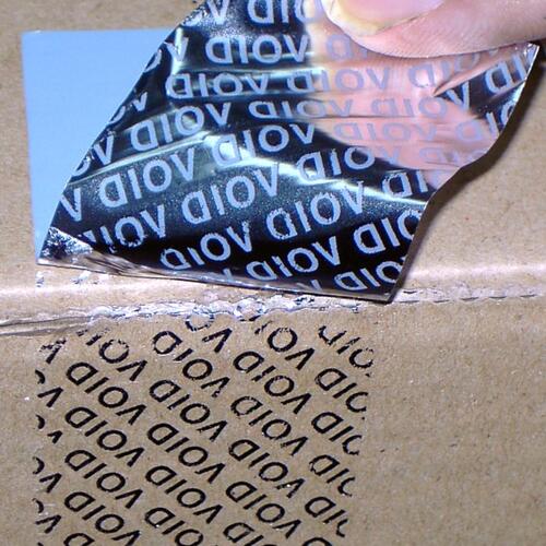 Custom printed anti-tampering tape 60mm x 50m image