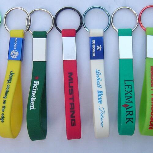 Silikon Schlüsselbänder (Lanyards) mit Aluminiumclip image